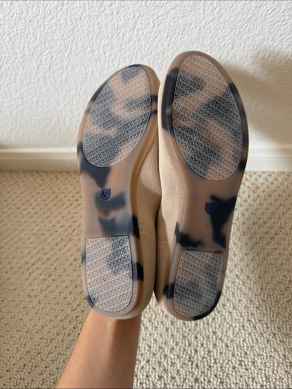 ROTHYS Women's Beige Flats - Picture 4 of 4